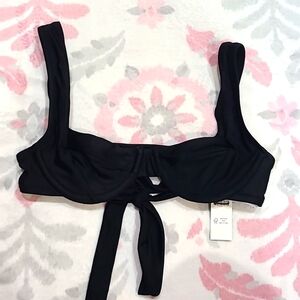 J. Crew Black Bikini Top